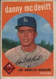 1959 Topps Baseball Cards      364     Danny McDevitt